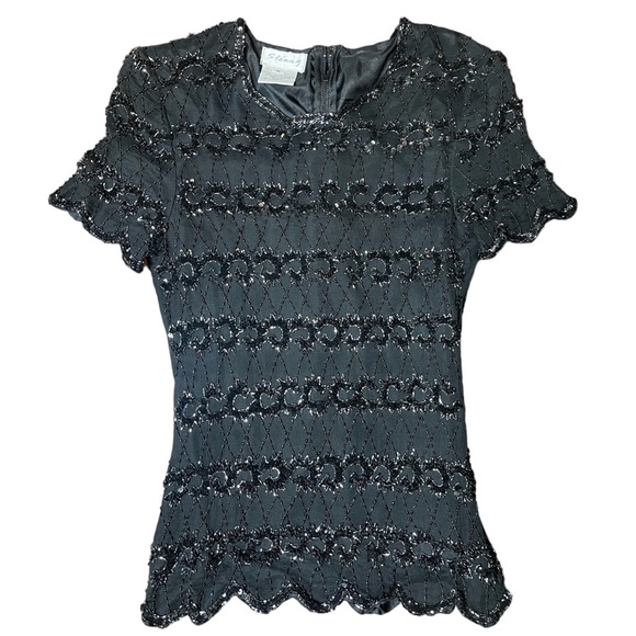Stenay Tops - Stenay sequins & beaded top XS